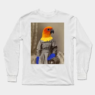 Sepia Sun Parrot Long Sleeve T-Shirt